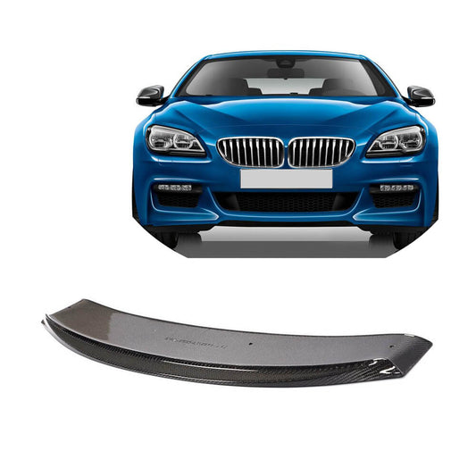 Front Bumper Lip V3 for M-Sport, Carbon for BMW 6 F12/F13/F06 2011-2018 - image 1