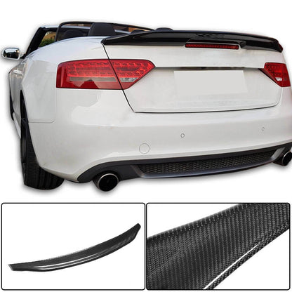 Spoiler V2 Convertible Carbon for Audi A5 2007-2015 - image 1
