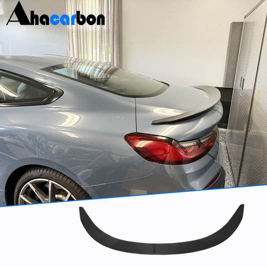 Rear Trunk Spoiler Dry Carbon Fiber V2 (for G15) for BMW 8 series G14/G15/G16 - image 1