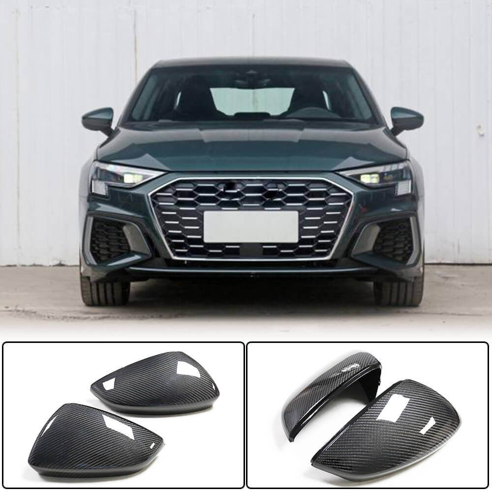 Mirror covers (Carbon) V2 for Audi A3 2020 - image 1