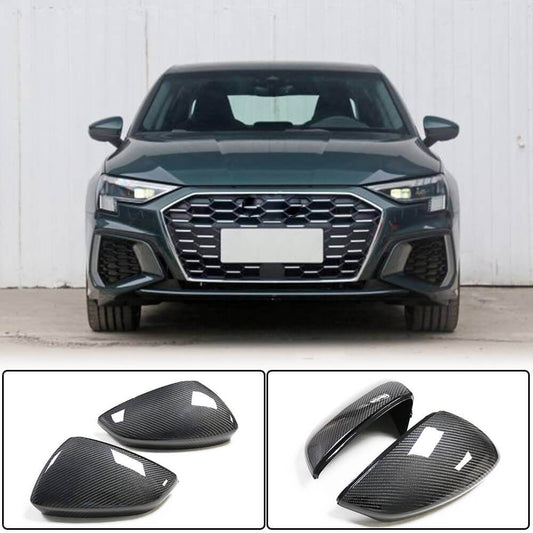 Mirror covers (Carbon) V2 for Audi A3 2020 - image 1