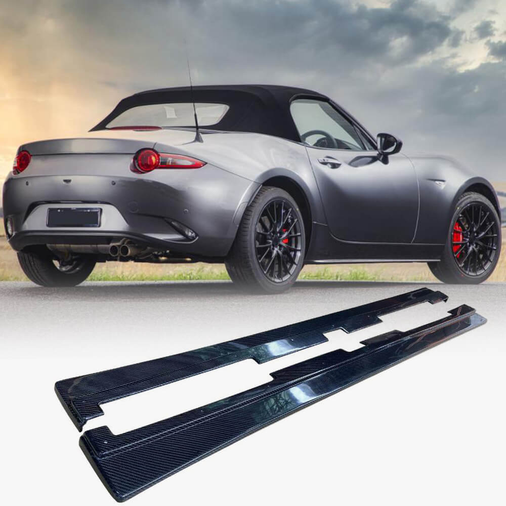 Side sills (2022+, carbon) for Mazda MX-5 - image 1