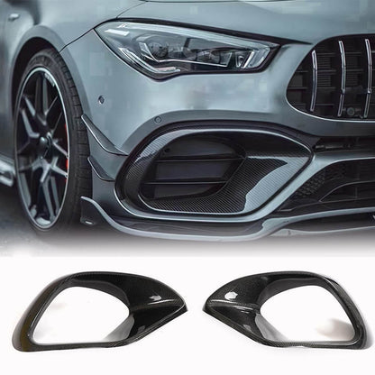 Carbon Front Bumper Covers for CLA45 AMG SD for Mercedes CLA C118 2019- - image 1