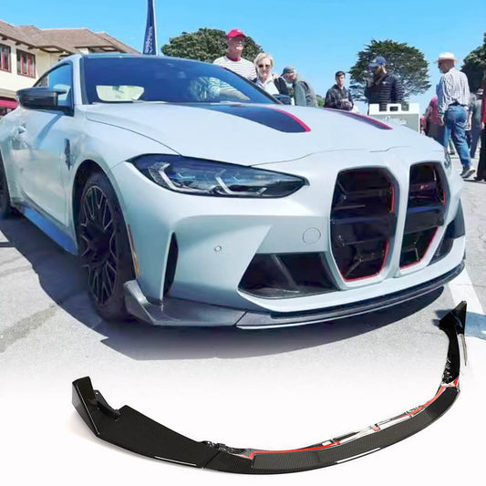 Front Bumper Lip Dry Carbon Fiber V2 (for G82/G83) for BMW 4 series G22/23/26 2020- - image 1