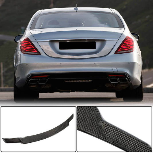 Spoiler V2 (Carbon) for Mercedes S-class W222 - image 1