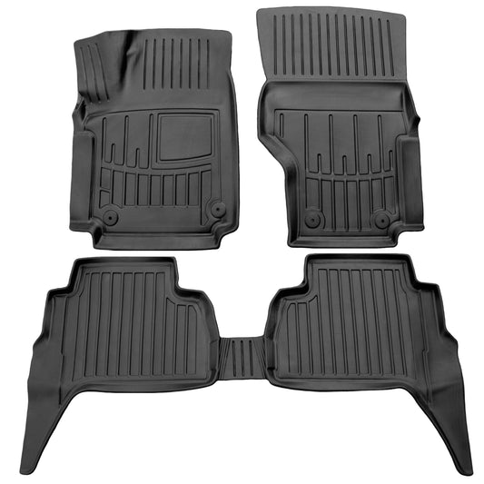 Rubber Floor Mats Stingray 3D (5 pcs) for Volkswagen Amarok 2010-2022 - image 1