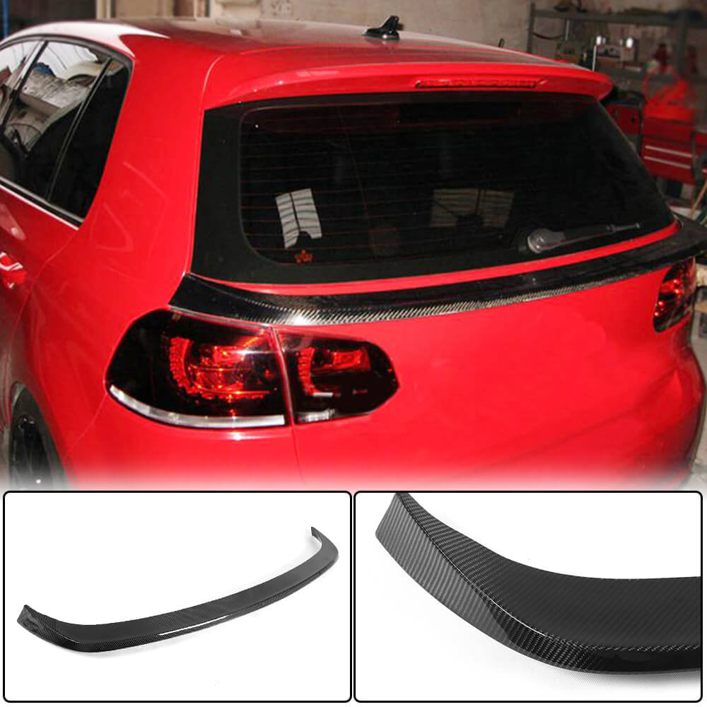 Lower spoiler (for GTI/R HB 2010-2013, Carbon) for Volkswagen Golf 6 - image 1