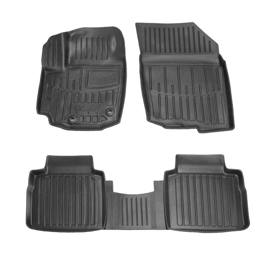 Rubber Floor Mats Stingray 3D Hybrid (Set of 5) for Suzuki SX4 S-Cross 2021- - image 1