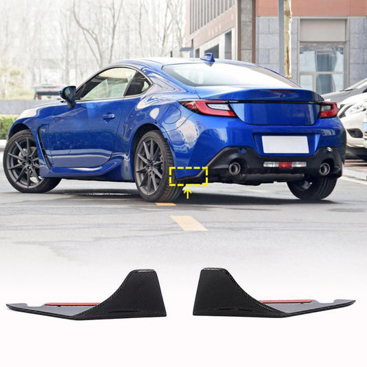 Covers on the rear bumper V1 (Carbon) for Subaru BRZ 2021- - image 1
