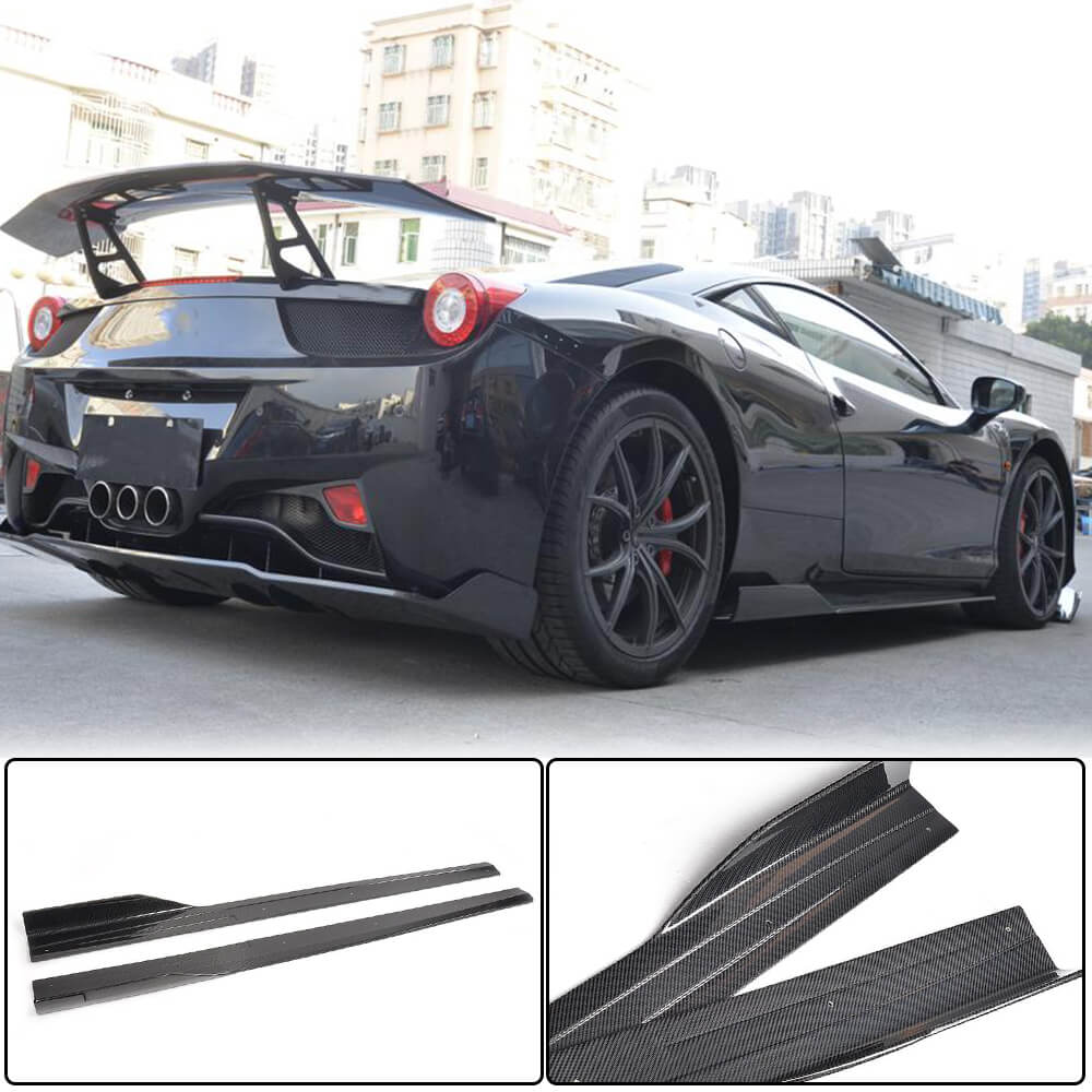 Side Skirts (2011-2013, Carbon) for Ferrari 458 Italia 2009-2015 - image 1