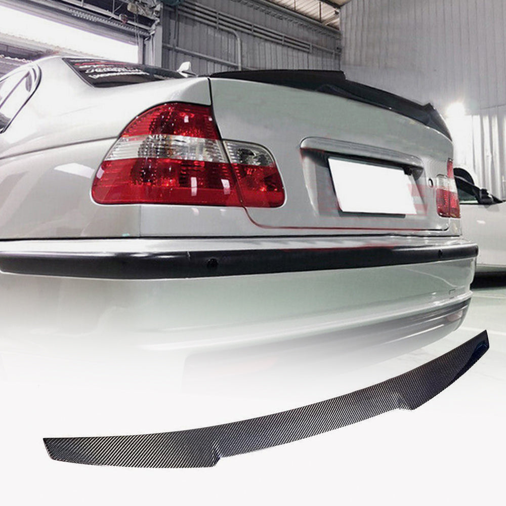 Rear Trunk Spoiler Carbon Fiber V2 (SD) for BMW 3 series E-46 1998-2006 - image 1