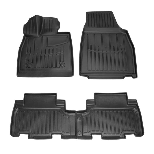 Rubber Floor Mats Stingray 3D (6 seats, 4 pcs) for BYD Tang 2018- - image 1