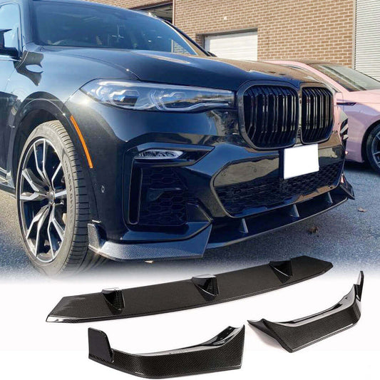 Front Bumper Lip Carbon Fiber (M-Sport) for BMW X7 G07 2019 - image 1