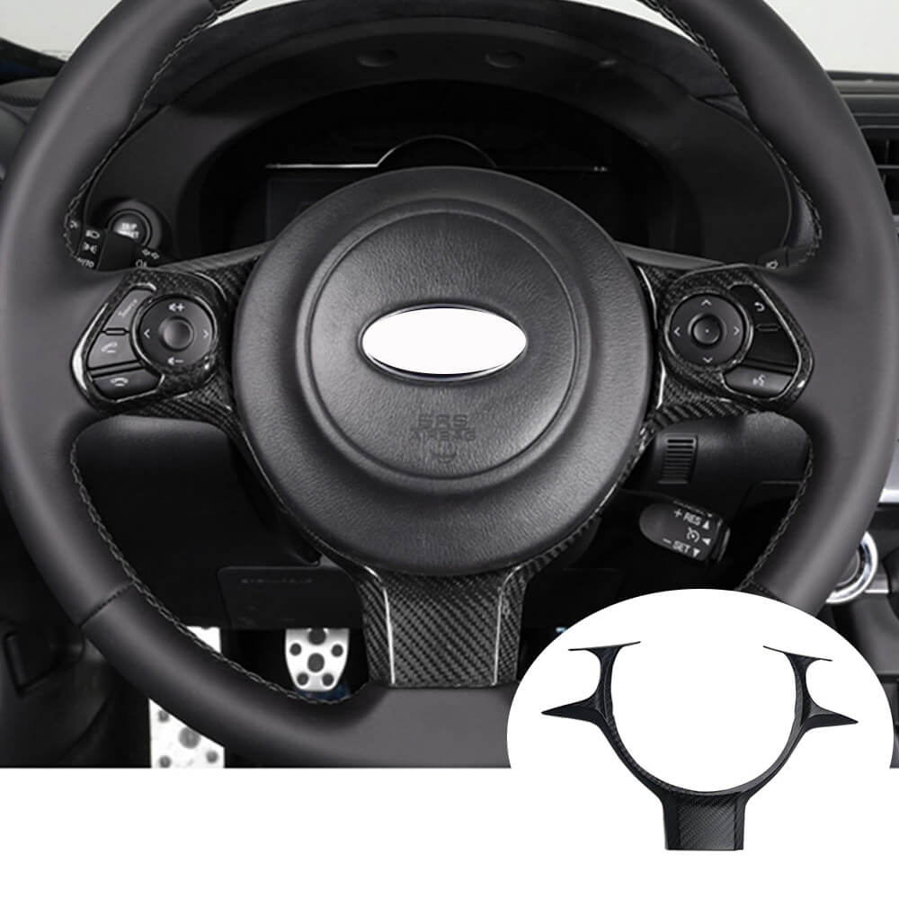 Steering Wheel Trim V2 (Carbon) for Subaru BRZ 2012-2021 - image 1