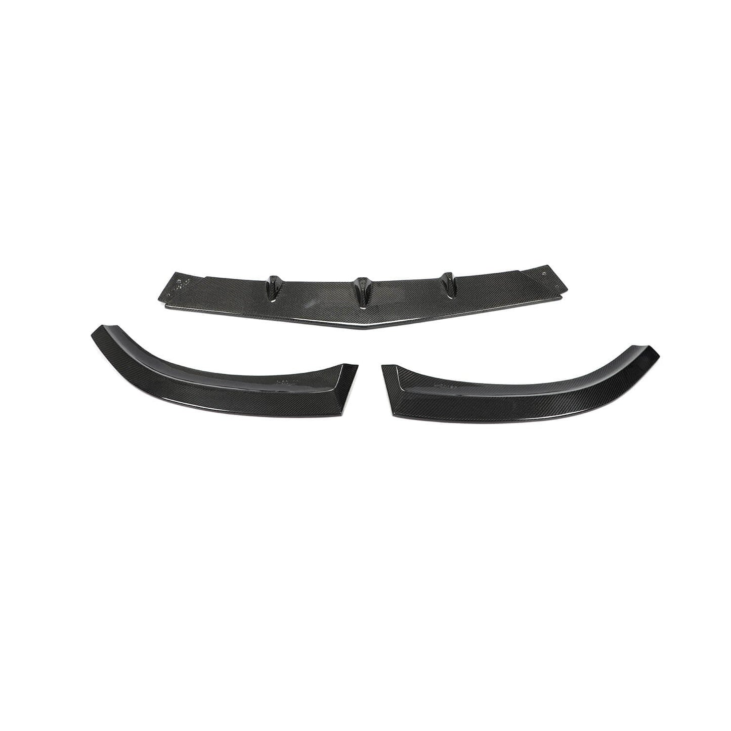 Front Bumper Lip V3 for SD C63 AMG 2015-2019 Carbon for Mercedes C-сlass W205 2014-2021 - image 1