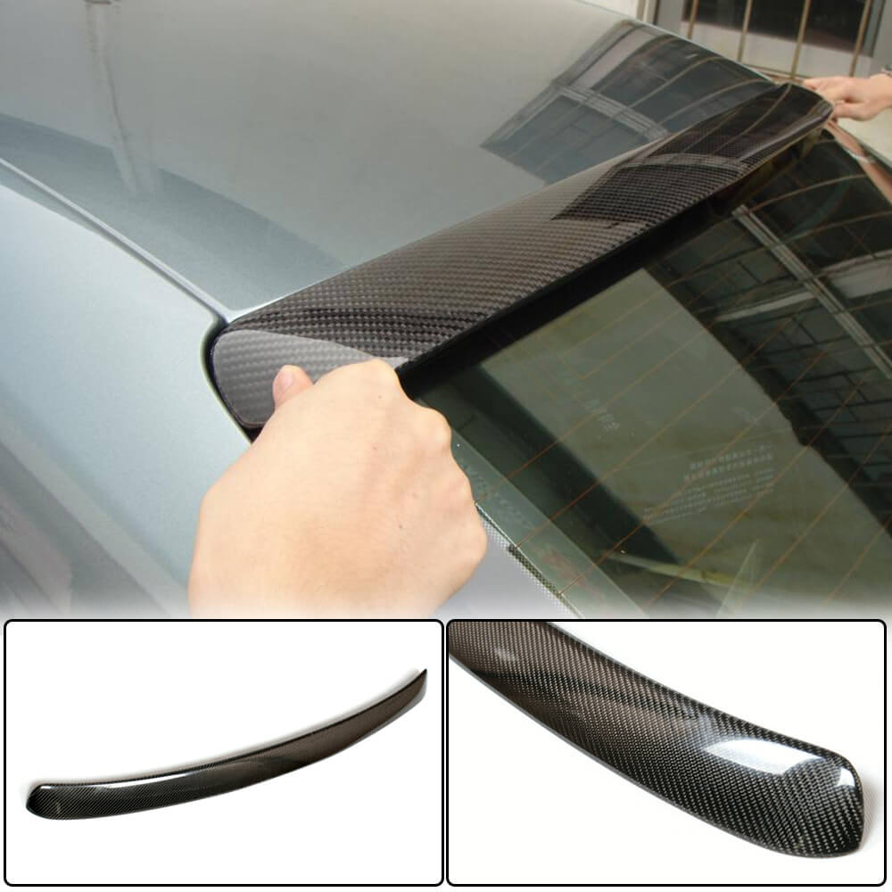 Rear Spoiler (for S-Line 2007-2011, Carbon) for Audi A4 B8 2007-2015 - image 1