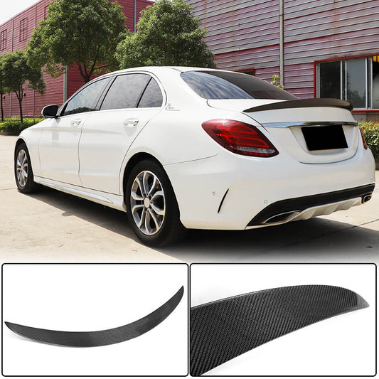 Spoiler V2 (for SD 2015-2019, Carbon) for Mercedes C-class W205 2014-2021 - image 1