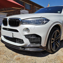 Front Bumper Lip Carbon Fiber V2 (for F85) for BMW X5 F-15 2013-2018 - image 1