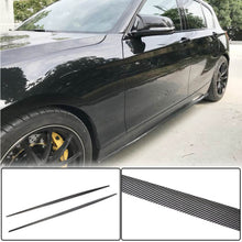 Side Skirt Extensions (for M-Sport 2015-2019, Carbon) for BMW 1 Series F20/F21 2011-2019 - image 1