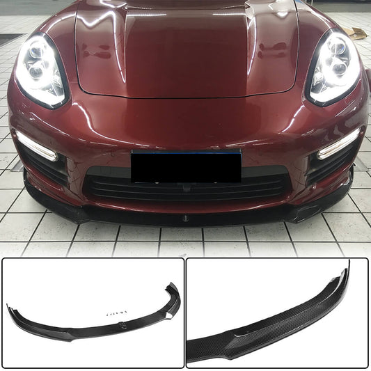 Front Bumper Lip V1 (for Turbo/Turbo S/GTS) for Porsche Panamera 2009-2016 - image 1