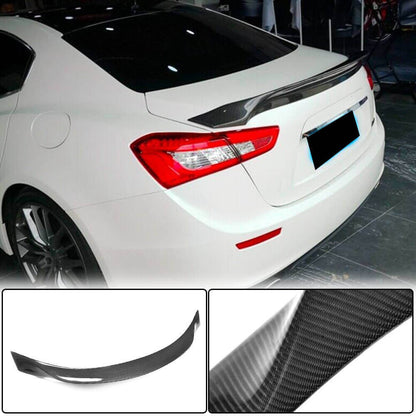 Spoiler V4 (Carbon) for Maserati Ghibli 2013-2023 - image 1