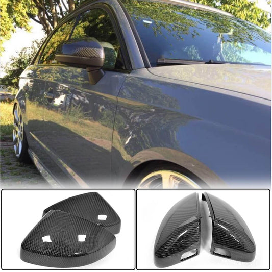 Mirror Covers (Carbon) for Audi A3 2012-2020 - image 1