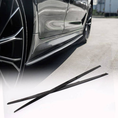 Side Skirt Covers V1 (for M-Sport Side Skirts, Carbon) for BMW 3 Series F30/F31 2012-2019 - image 1
