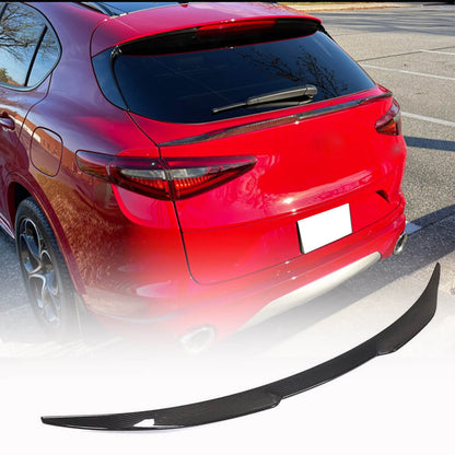 Lower spoiler V2 (2017-2023, Dry carbon) for Alfa Romeo Stelvio - image 8