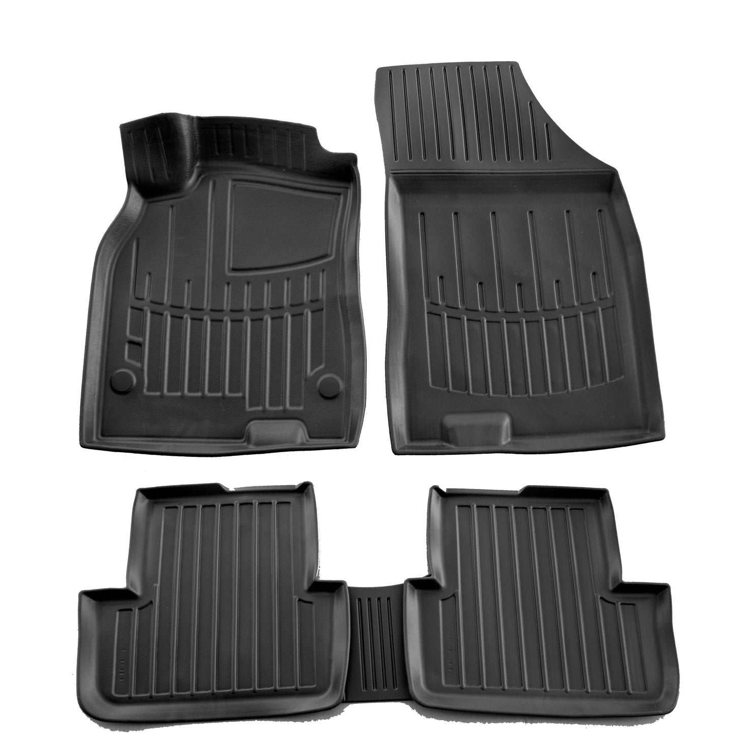 Rubber Floor Mats Stingray 3D (5 pcs) for Renault Fluence 2009-2016 - image 1