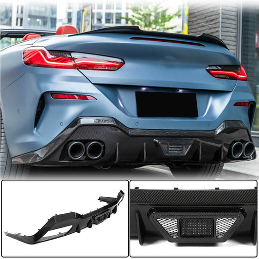 Rear Bumper Diffuser V1 for G14/G15 M-Sport, Carbon for BMW 8 Series G14/G15/G16 2018- - image 1