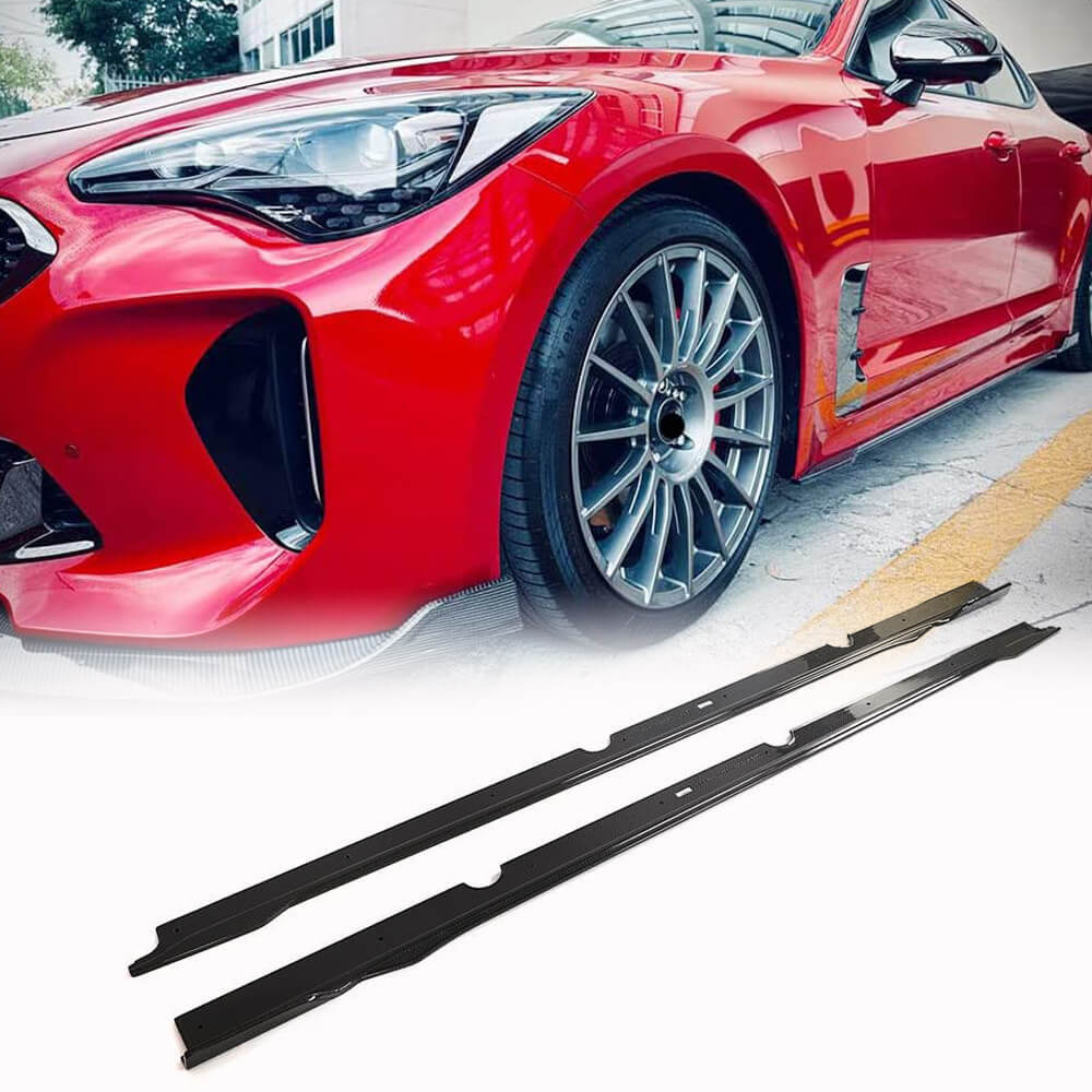 Side sills (Carbon) for Kia Stinger - image 1