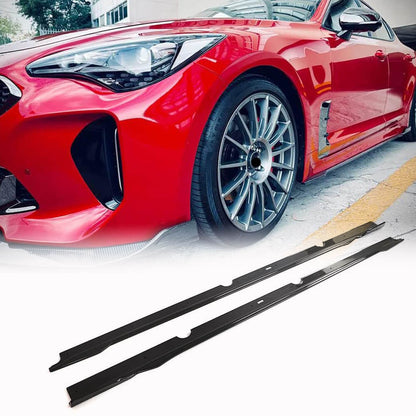 Side sills (Carbon) for Kia Stinger - image 1