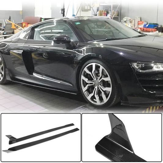 Side Skirts Carbon Fiber for Audi R8 2006-2015 - image 1