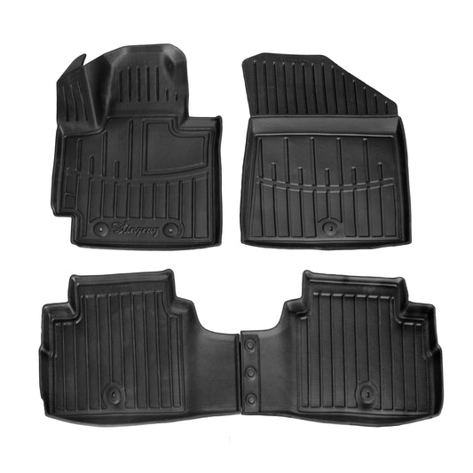 Stingray 3D Rubber Floor Mats (4 pcs) for Kia Soul II 2013-2018 - image 1