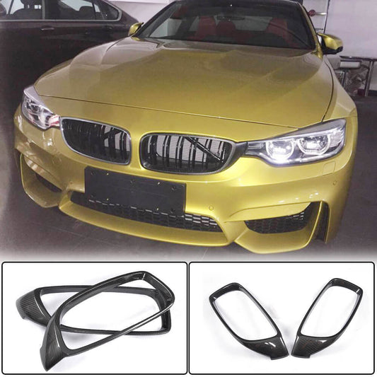 Grille outline (for F80, Carbon) for BMW 3 series F-30/31/34 2012-2019 - image 1
