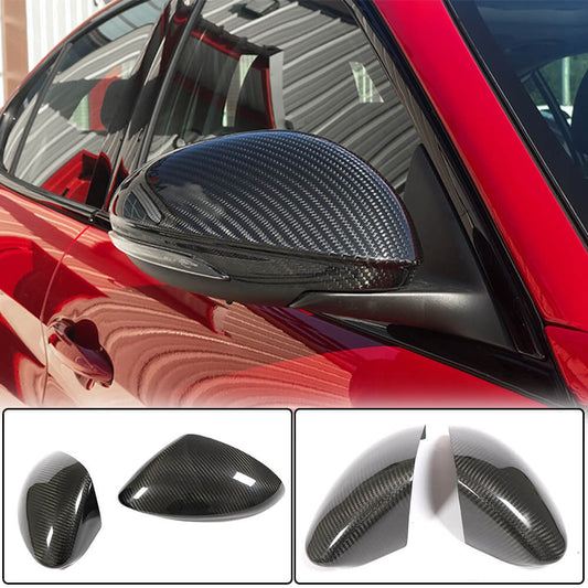 Mirror Covers (2017-2023, Dry Carbon) for Alfa Romeo Stelvio 2016- - image 1