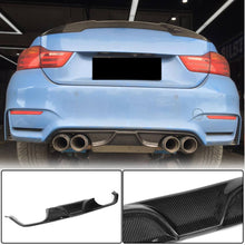 Rear Bumper Diffuser Carbon Fiber V7 (for F82/F83) for BMW 4 series F-32 2012-2020 - image 1