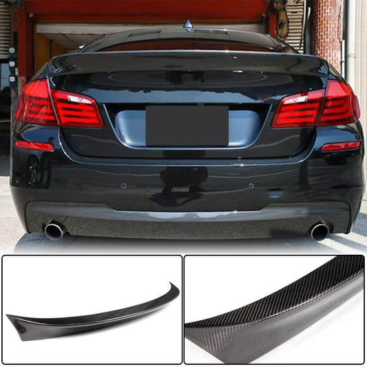 Rear Trunk Spoiler Carbon Fiber V1 (SD) for BMW 5 series F-10/11/07 2010-2016 - image 1