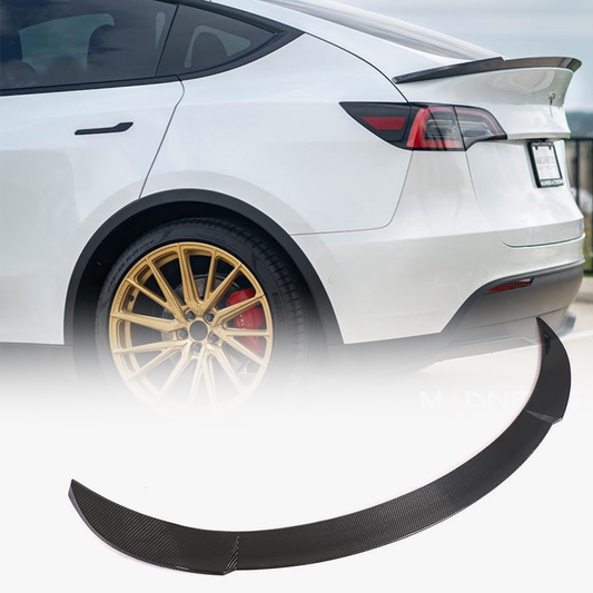 Rear Trunk Spoiler Carbon Fiber V2 (2020-2023) for Tesla Model Y - image 1