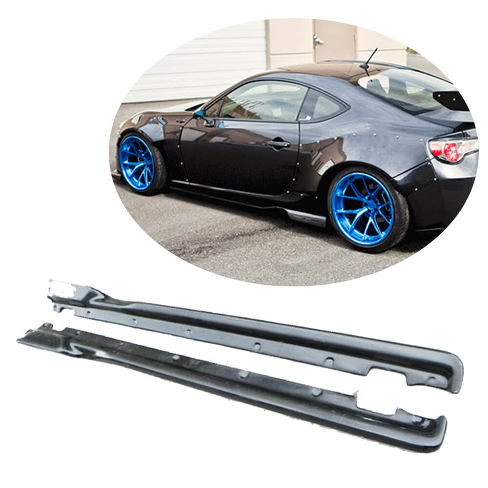 Side Skirts V4 (Carbon) for Subaru BRZ 2012-2021 - image 1
