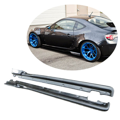 Side Skirts V4 (Carbon) for Subaru BRZ 2012-2021 - image 1