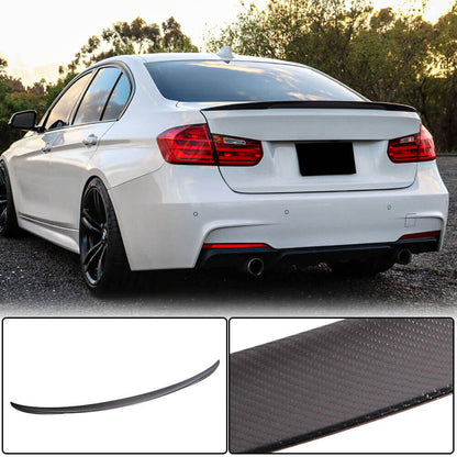 Rear Trunk Spoiler Carbon Fiber V16 (SD) for BMW 3 series F-30/31/34 2012-2019 - image 1