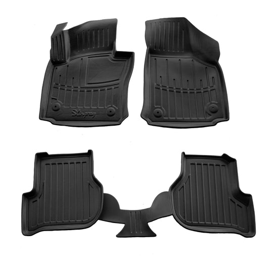 Rubber Floor Mats Stingray 3D (5 pcs) for Seat Leon 2005-2012 - image 1