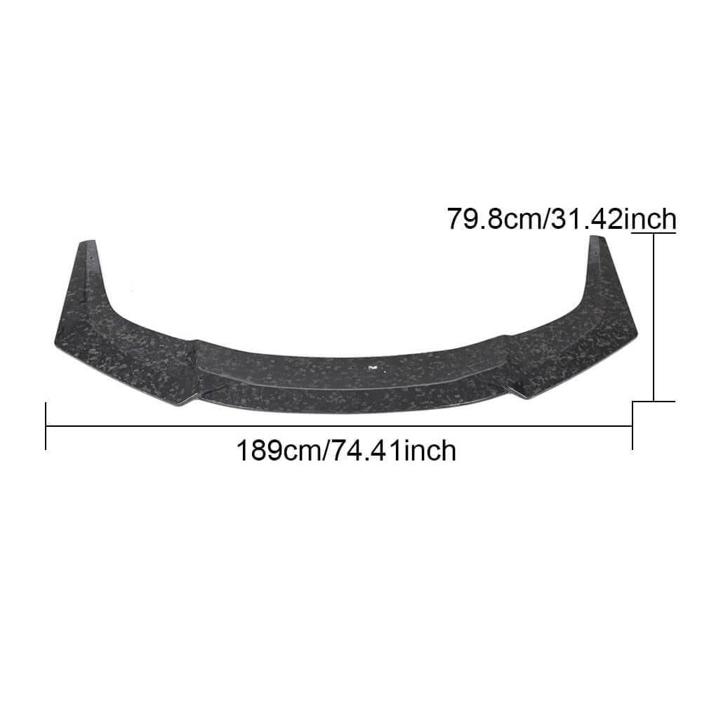 Front Bumper Lip Dry Carbon Fiber for Lamborghini Huracan - image 1