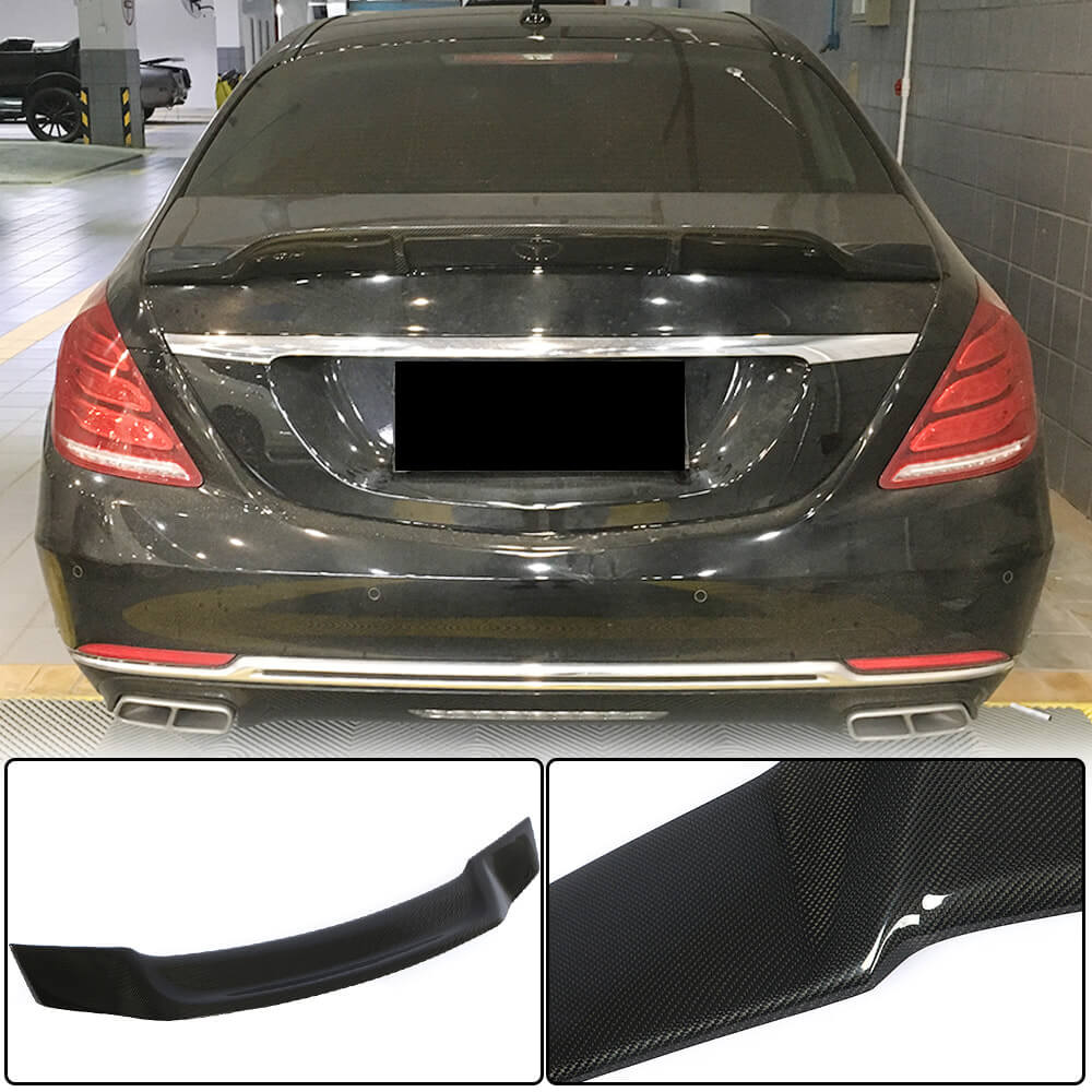 Spoiler V3 (Carbon) for Mercedes S-сlass W222 2013-2022 - image 1