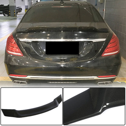 Spoiler V3 (Carbon) for Mercedes S-сlass W222 2013-2022 - image 1