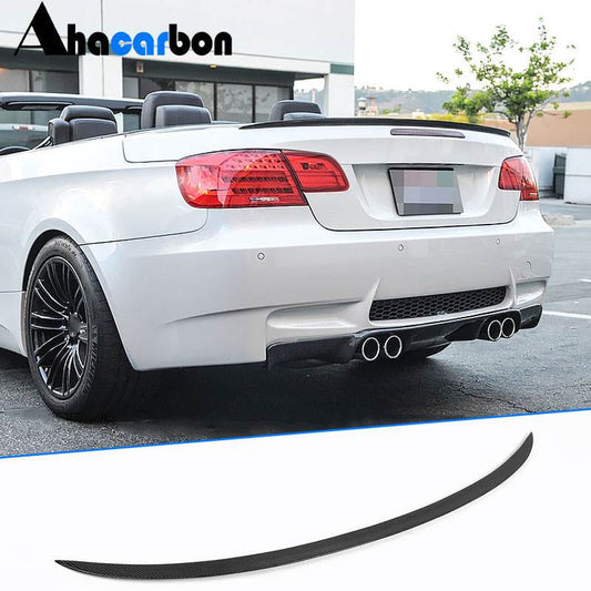 Rear Trunk Spoiler Carbon Fiber V1 (Convertible) for BMW 3 series E-90/91/92/93 2005-2011 - image 1