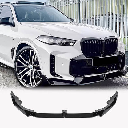 Front Lip Spoiler Paradigm V-5 (2023-, Gloss Black) for BMW X5 G05 2019- - image 1
