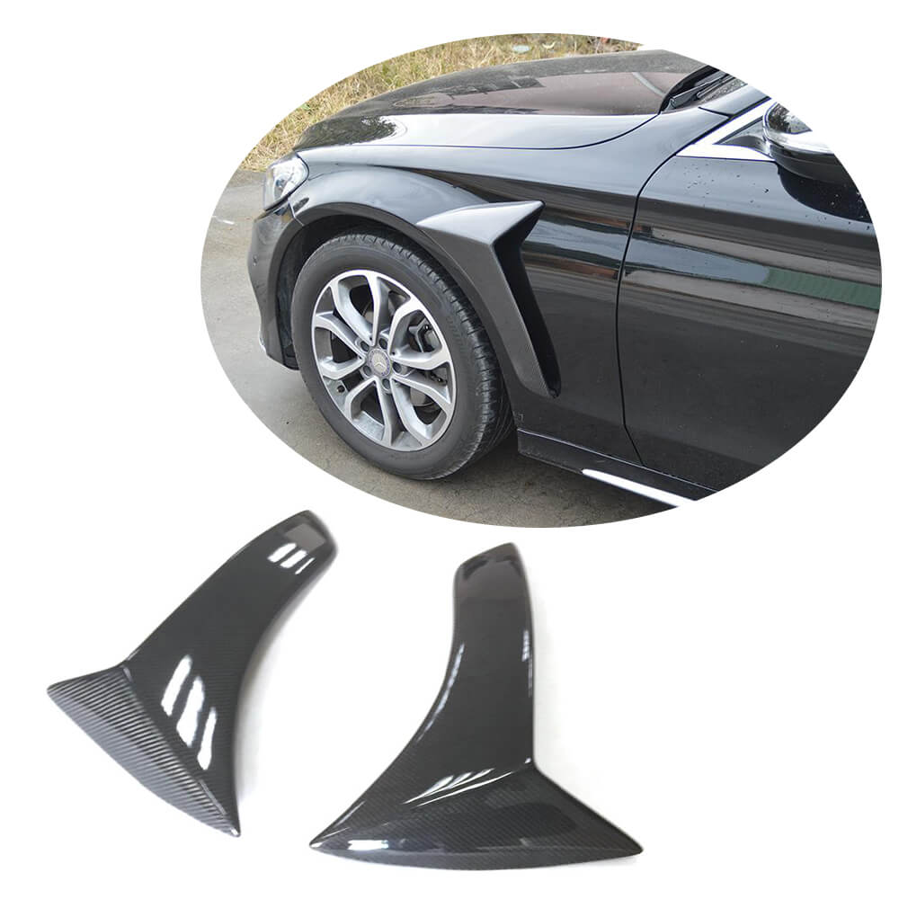 Carbon Front Fender Covers (for SD AMG-Line 2015-2019) for Mercedes C-сlass W205 2014-2021 - image 1