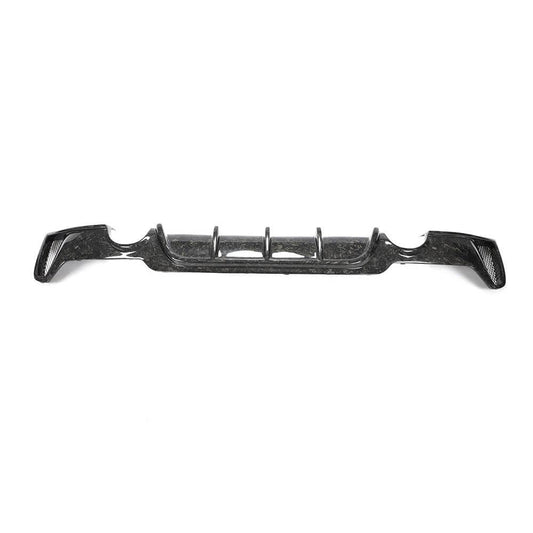 Rear Bumper Diffuser Carbon Fiber V4 (M-Sport) for BMW 4 series F-32 2012-2020 - image 1